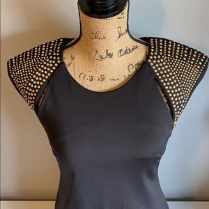 Women's Black Dress with slits